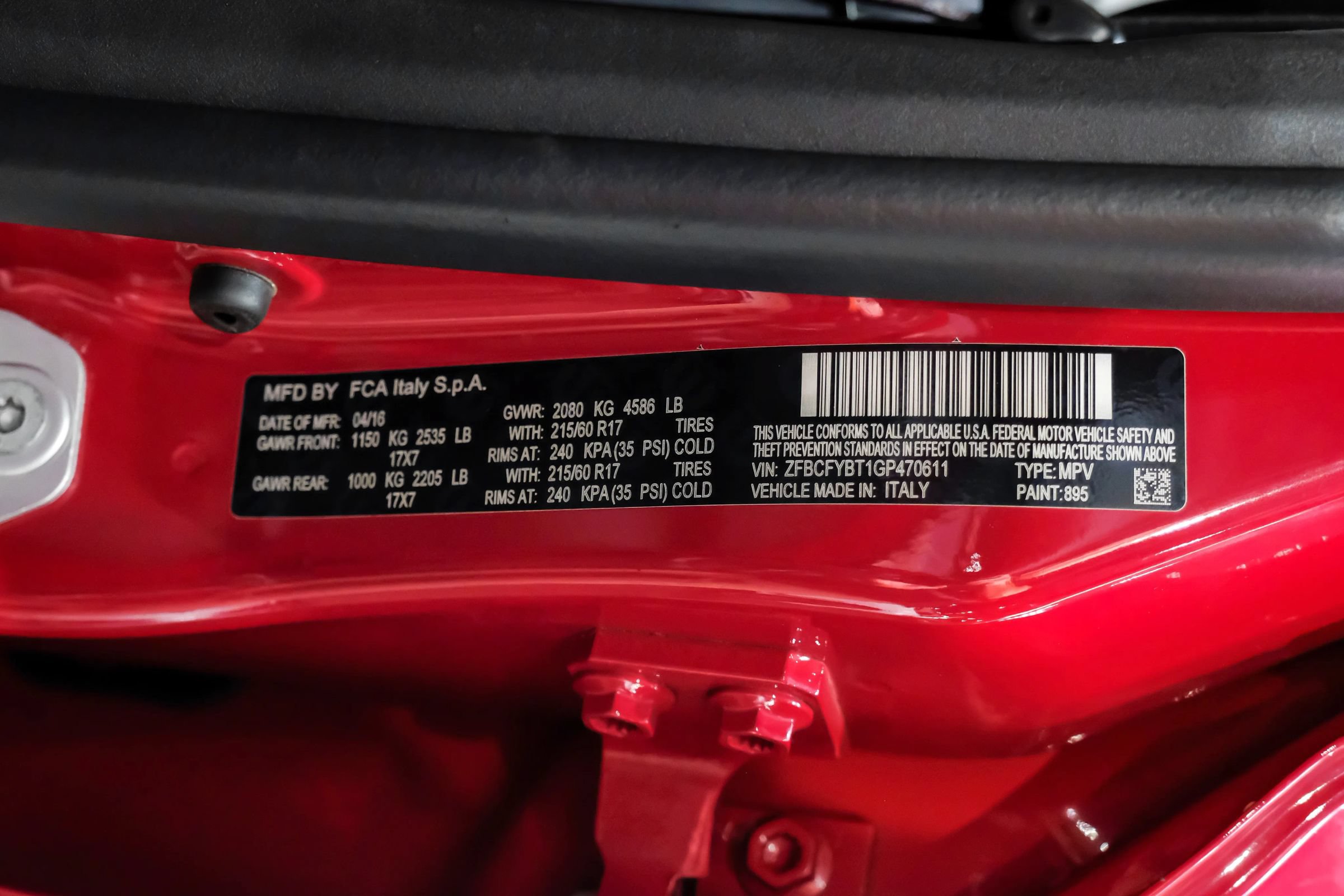 Used 2016 FIAT 500X Easy AWD/4WD image 67