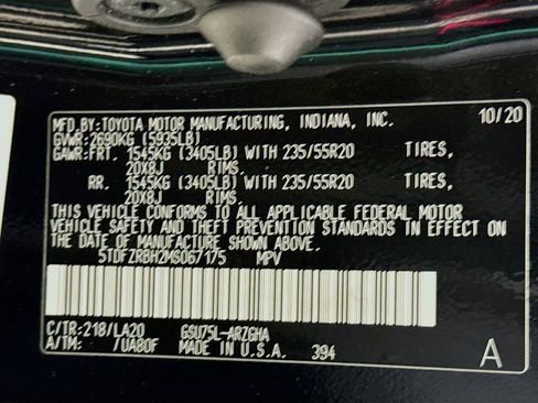 Certified 2021 Toyota Highlander Platinum image 33