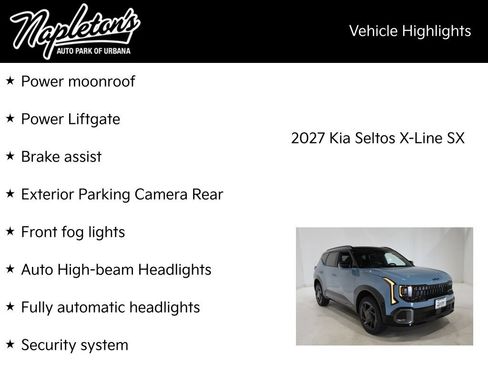 New 2027 Kia Seltos X-Line AWD/4WD image 16
