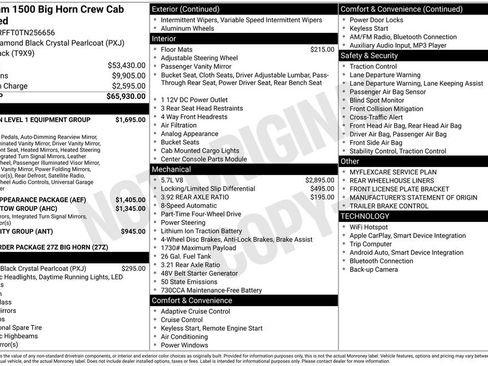 New 2026 RAM 1500 Big Horn AWD/4WD image 5