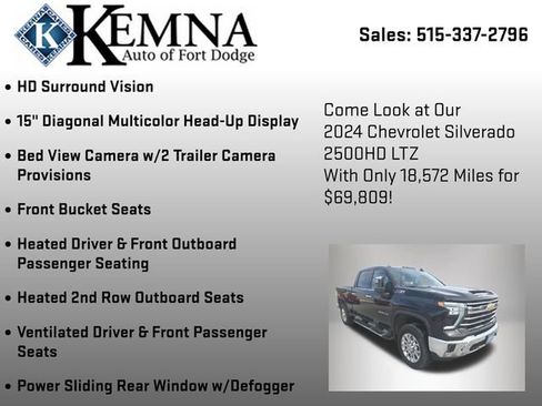 Used 2024 Chevrolet Silverado 2500 LTZ w/ LTZ Premium Package image 19