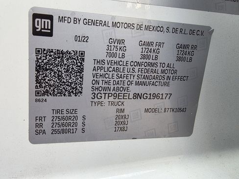 Used 2022 GMC Sierra 1500 AT4 w/ AT4 Preferred Package image 33