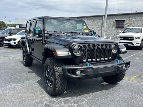 Used 2023 Jeep Wrangler Unlimited Rubicon 4xe w/ Steel Bumper Group AWD/4WD image 2