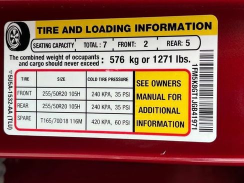 Used 2018 Ford Explorer Sport w/ Equipment Group 401A AWD/4WD image 28