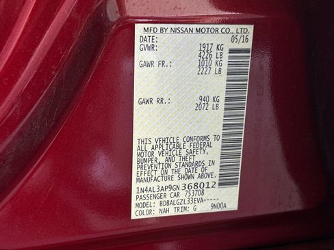 Used 2016 Nissan Altima 2.5 S w/ Power Driver Seat Package FWD image 27