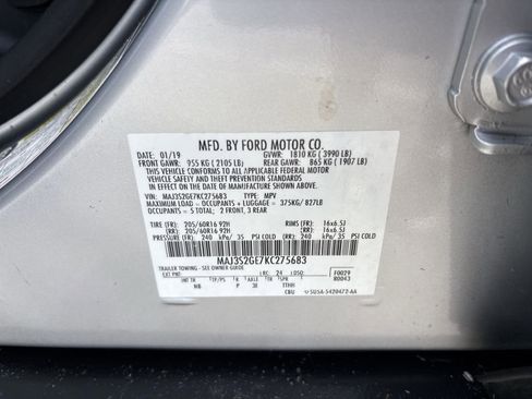 Used 2019 Ford EcoSport SE FWD image 24