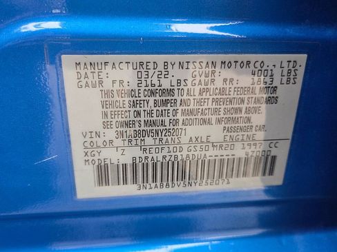 Used 2022 Nissan Sentra SR w/ Lighting Package image 21