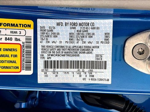 New 2026 Ford Bronco Sport Outer Banks image 8