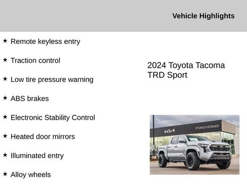 Used 2024 Toyota Tacoma TRD Sport image 2