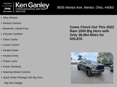 Used 2022 RAM 1500 Big Horn AWD/4WD image 5