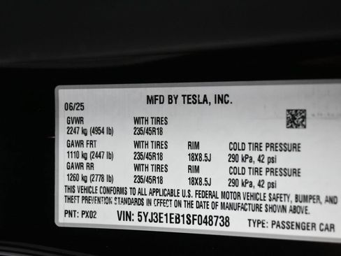 Used 2025 Tesla Model 3 Long Range AWD/4WD image 9