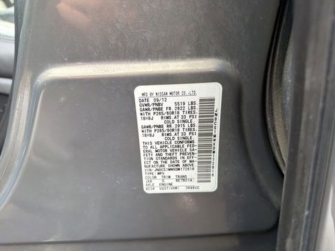 Used 2013 INFINITI FX37 AWD image 12