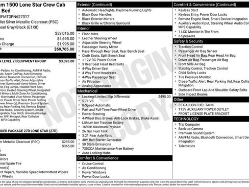 Used 2023 RAM 1500 Lone Star AWD/4WD image 7
