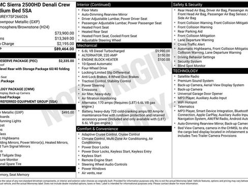 Certified 2025 GMC Sierra 2500 Denali w/ Denali Reserve Package AWD/4WD image 51