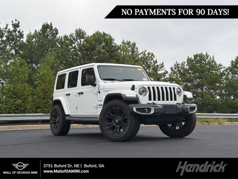 Used 2020 Jeep Wrangler Unlimited Sahara AWD/4WD image 1