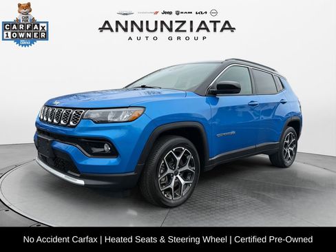 Certified 2025 Jeep Compass Limited AWD/4WD image 1