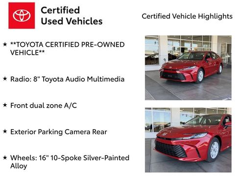 Certified 2026 Toyota Camry LE FWD image 7