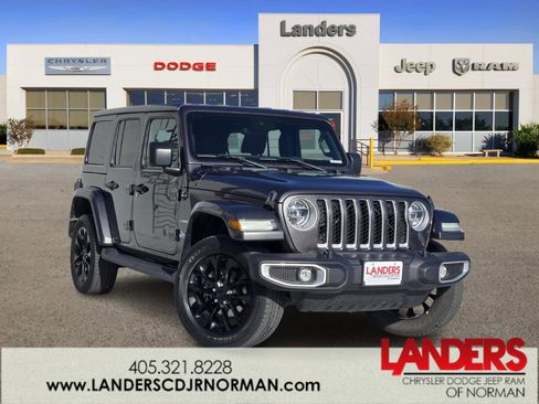 Used 2021 Jeep Wrangler Unlimited Sahara w/ Cold Weather Group image 1