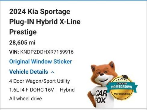 Used 2024 Kia Sportage X-Line Prestige AWD/4WD image 7