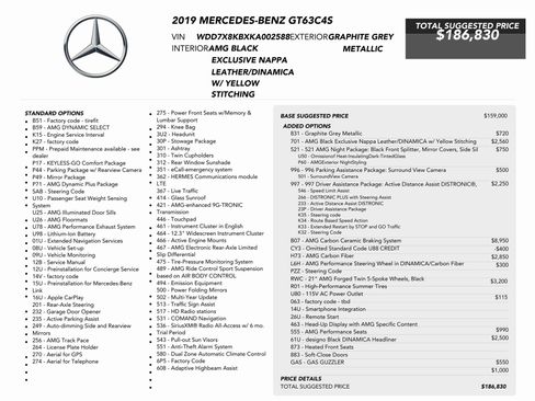 Used 2019 Mercedes-Benz AMG GT 63 S image 95