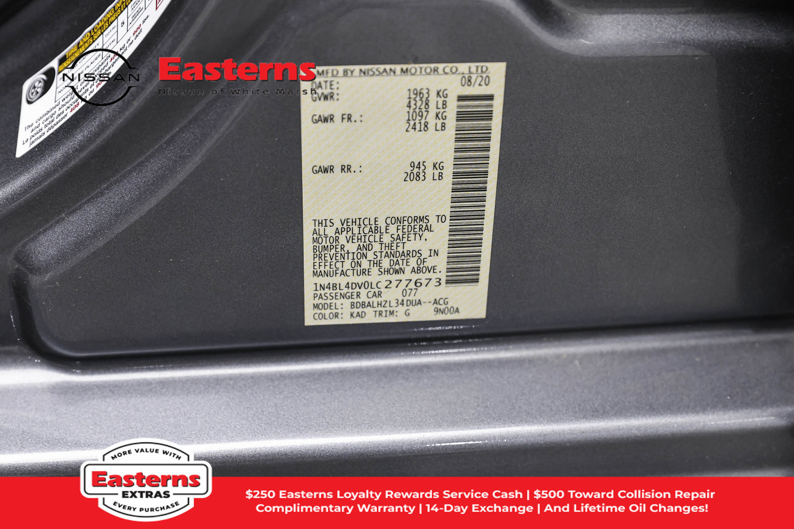 Used 2020 Nissan Altima 2.5 SV FWD image 36
