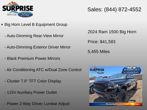 Used 2024 RAM 1500 Big Horn AWD/4WD image 12