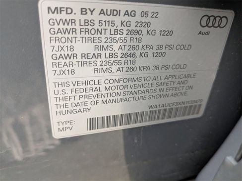 Used 2022 Audi Q3 2.0T Premium image 38