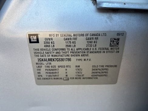 Used 2012 GMC Terrain SLE image 13