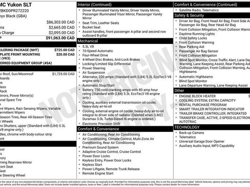 Used 2023 GMC Yukon SLT w/ Max Trailering Package AWD/4WD image 27