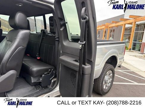 Used 2013 Ford F350 Lariat w/ Lariat Interior Pkg AWD/4WD image 11