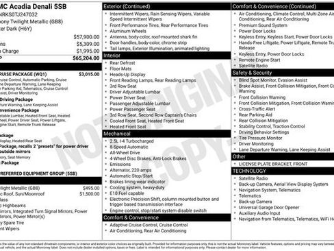 New 2026 GMC Acadia Denali w/ Super Cruise Package image 26