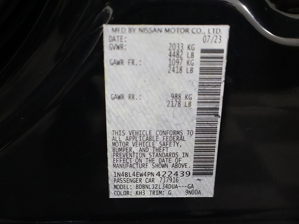 Used 2023 Nissan Altima 2.5 SL AWD/4WD image 54