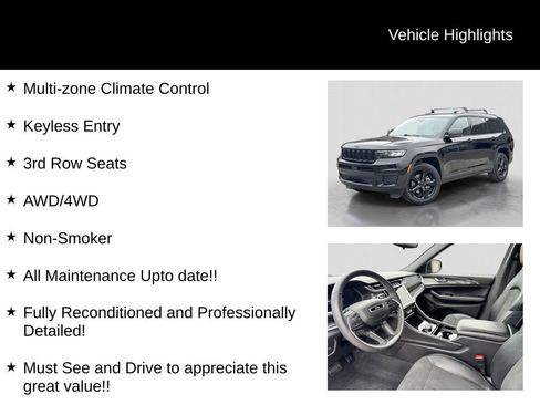 Used 2023 Jeep Grand Cherokee L Laredo AWD/4WD image 22