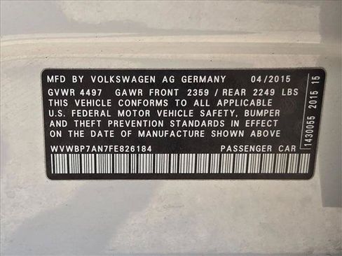 Used 2015 Volkswagen CC Sport FWD image 22