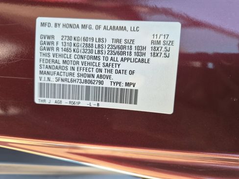 Used 2018 Honda Odyssey EX-L image 37