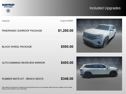 Used 2023 Volkswagen Atlas SE w/ Panoramic Sunroof Package FWD image 2