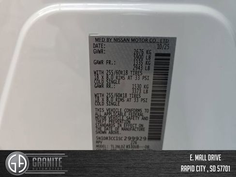 New 2025 Nissan Pathfinder SL image 29