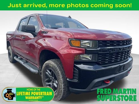 Used 2021 Chevrolet Silverado 1500 Custom Trail Boss w/ Safety Confidence Package AWD/4WD image 1
