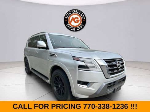 Used 2021 Nissan Armada SL w/ Captain's Chairs Package RWD image 1
