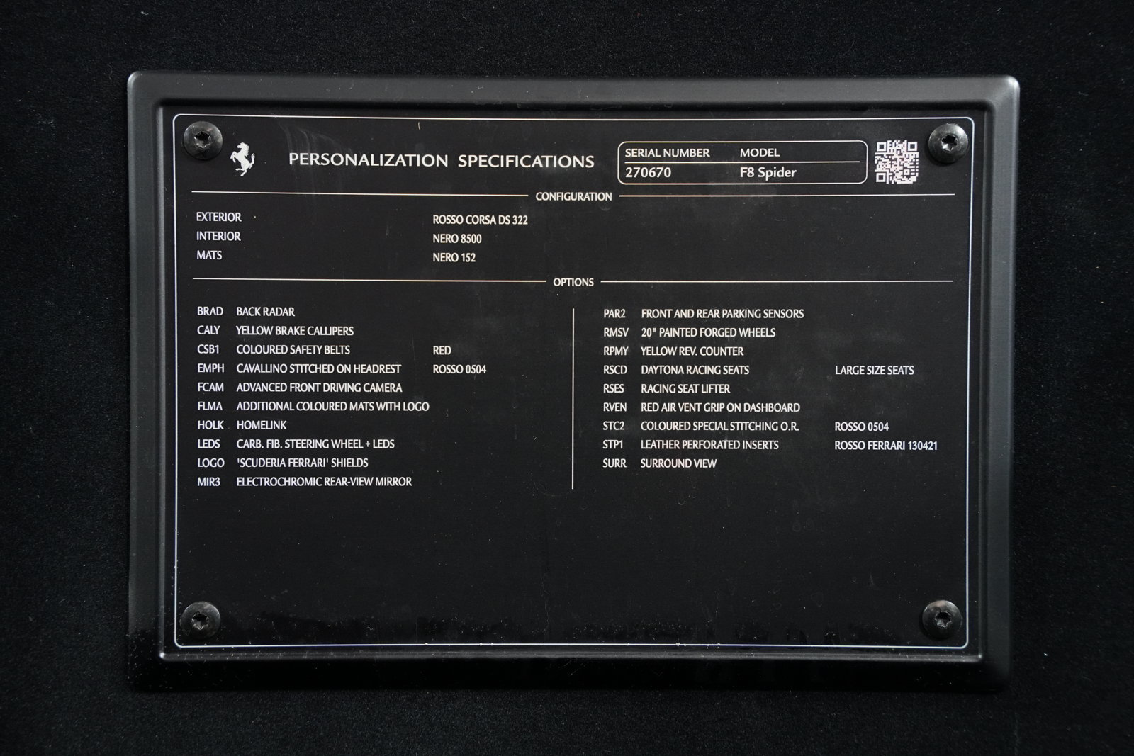 Certified 2022 Ferrari F8 Spider RWD image 6