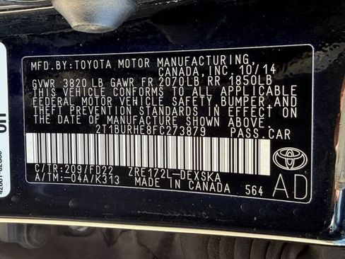 Used 2015 Toyota Corolla S FWD image 27