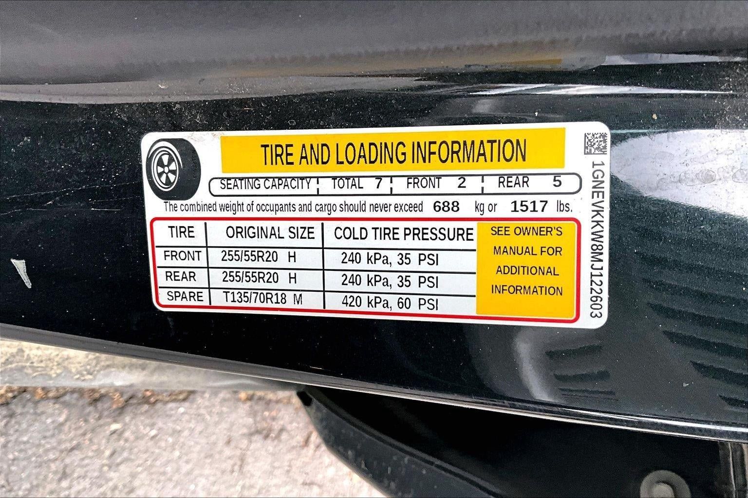 Used 2021 Chevrolet Traverse Premier w/ LPO, Floor Liner Package AWD/4WD image 4
