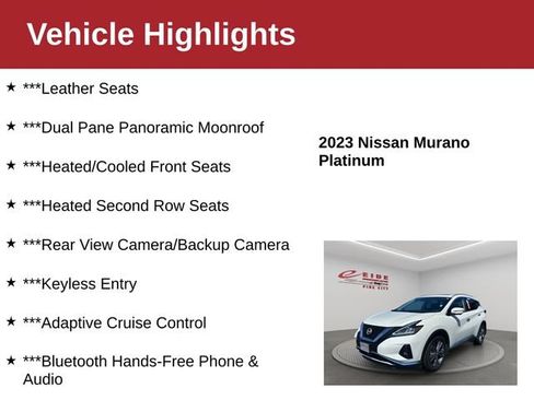 Used 2023 Nissan Murano Platinum AWD/4WD image 4