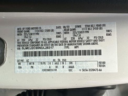 Used 2022 Lincoln Corsair Reserve w/ Equipment Group 201A image 36