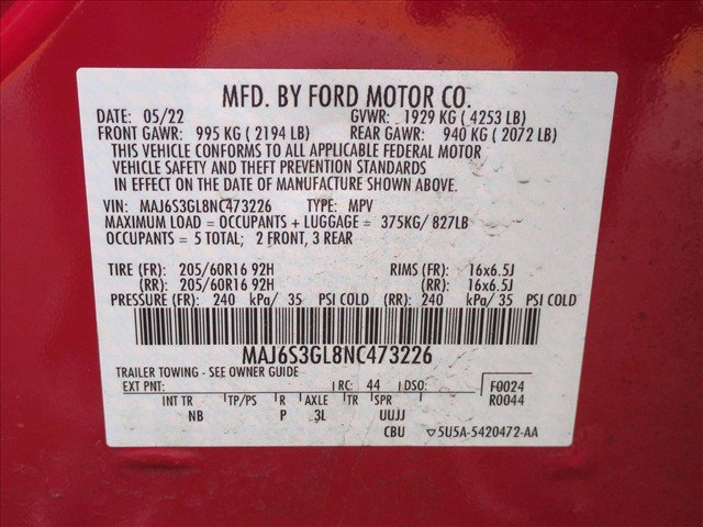 Used 2022 Ford EcoSport SE AWD/4WD image 24