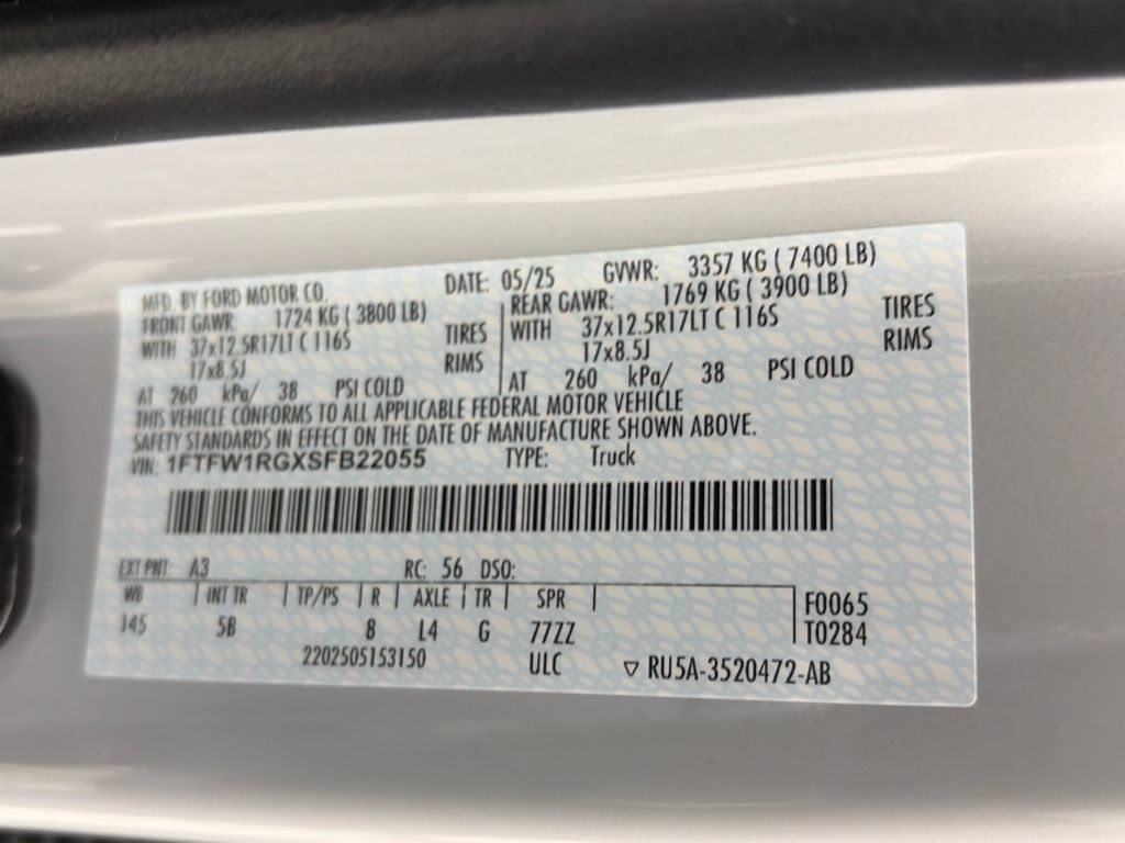 Used 2025 Ford F150 Raptor AWD/4WD image 9