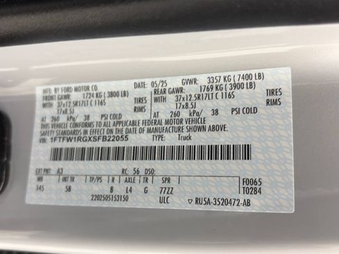 Used 2025 Ford F150 Raptor AWD/4WD image 9