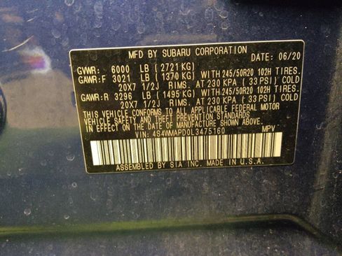 Used 2020 Subaru Ascent Limited w/ Technology Package image 33