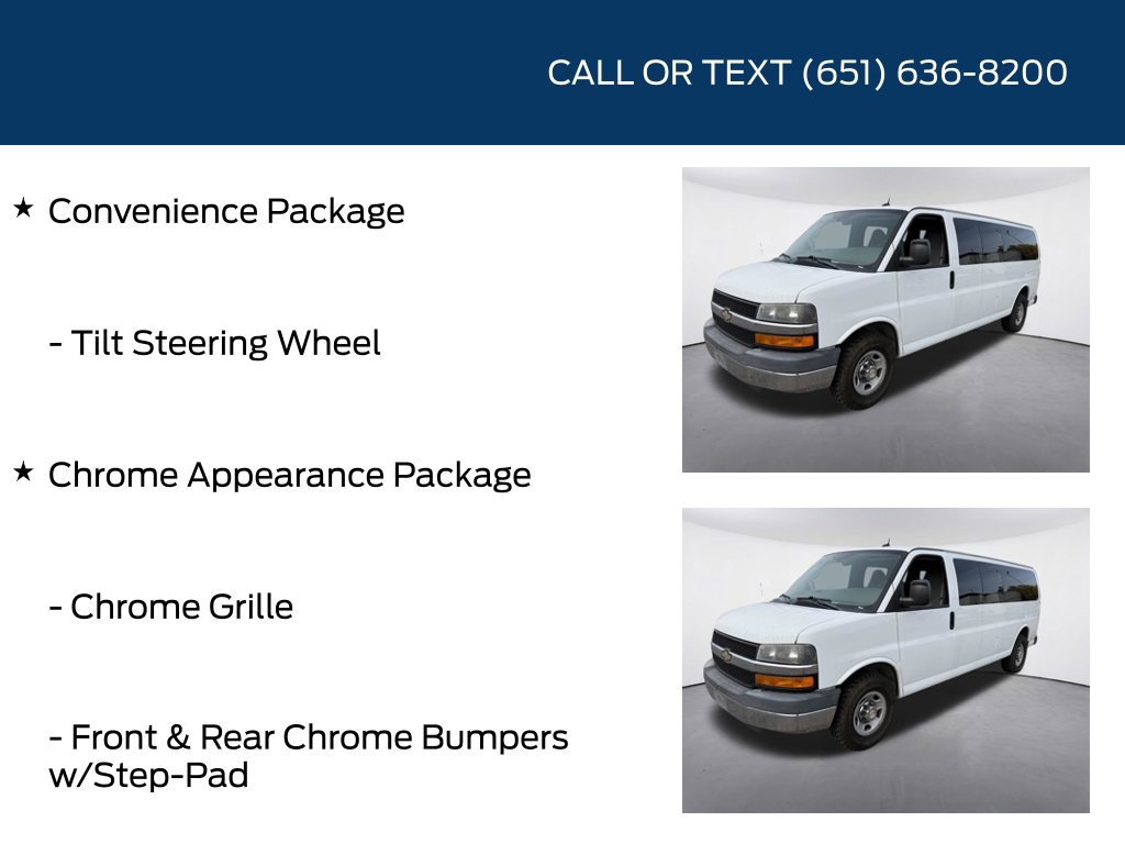 Used 2013 Chevrolet Express 3500 LT w/ LT Preferred Equipment Group RWD image 13