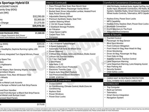 Used 2024 Kia Sportage EX w/ EX Premium Package AWD/4WD image 33